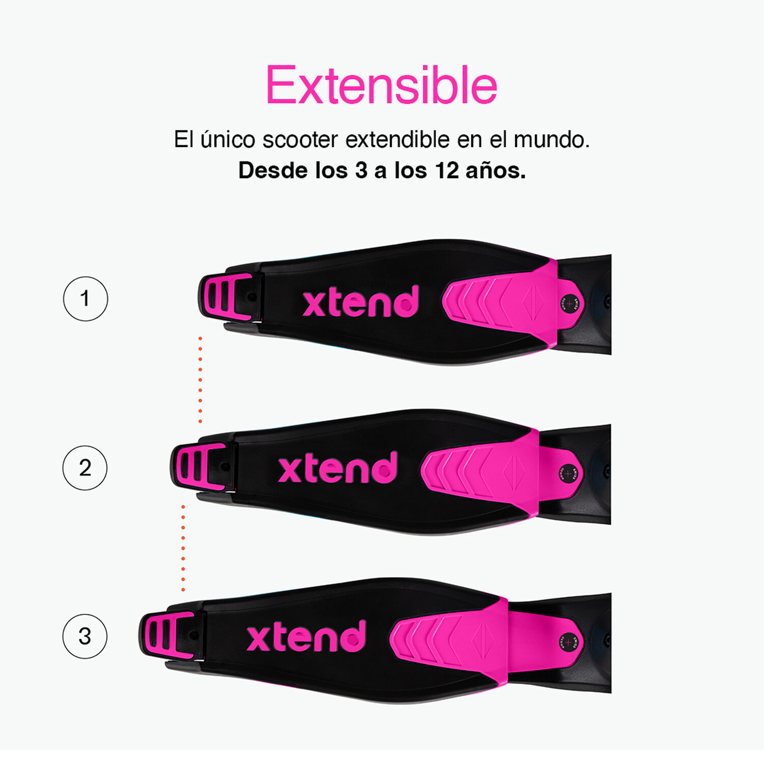 Xtend Scooter Rosado image number 2.0
