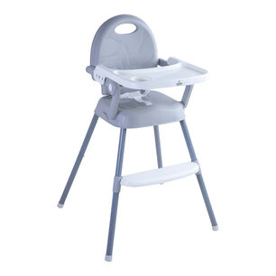 Silla De Comer Plegable Portatil Bebe Ni&ntilde;o Fold Gris