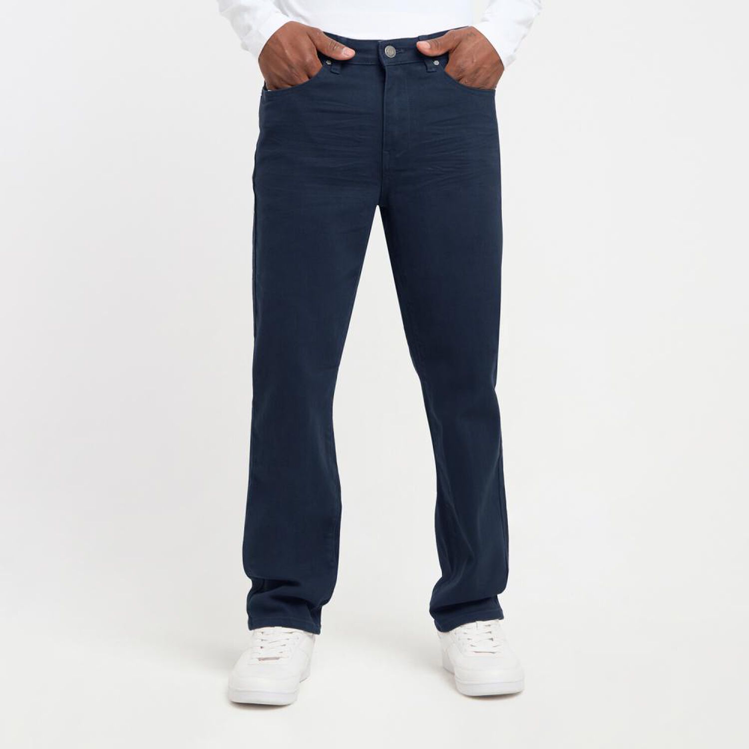 Pantal&oacute;n Liso Tiro Medio Skinny Hombre Rolly Go image number 0.0