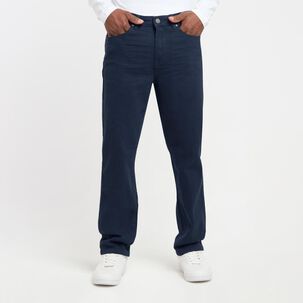 Pantalón Liso Tiro Medio Skinny Hombre Rolly Go
