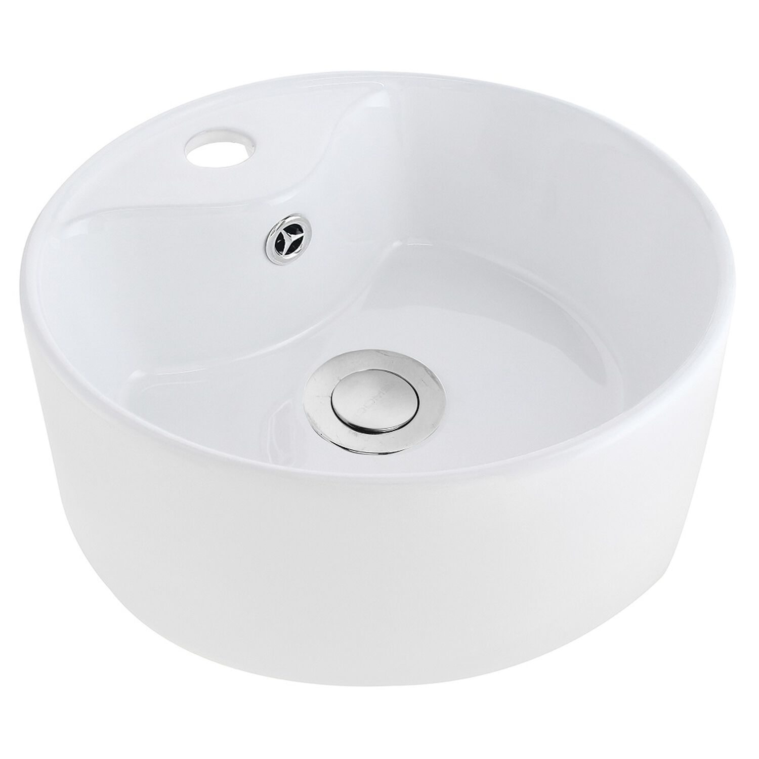 Lavamanos Sobreponer Domsa Slc918 Blanco 32x32x14 Cm image number 2.0