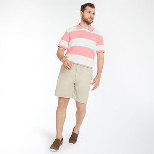 Polera Regular Manga Corta Cuello Piqué Hombre Herald