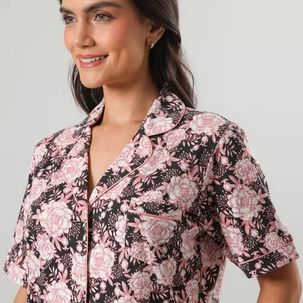 Camisola Abotonada Marca Flores