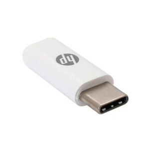 Adaptador Micro Usb A Usb Tipo C Usb 2.0 480mbps Blanco Hp