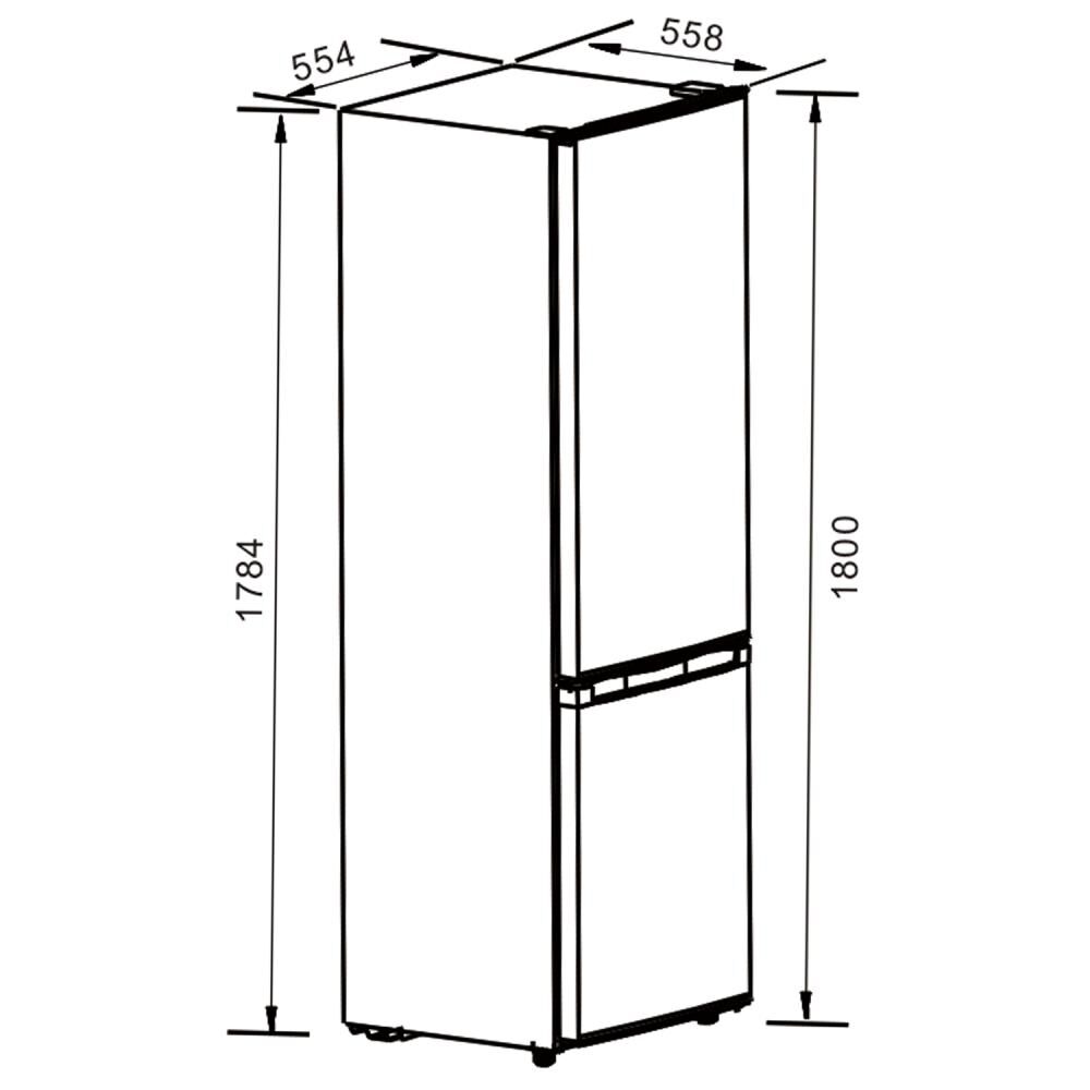 Refrigerador Bottom Freezer Hisense RD-35DCD / Frío Directo / 262 Litros / A+ image number 10.0