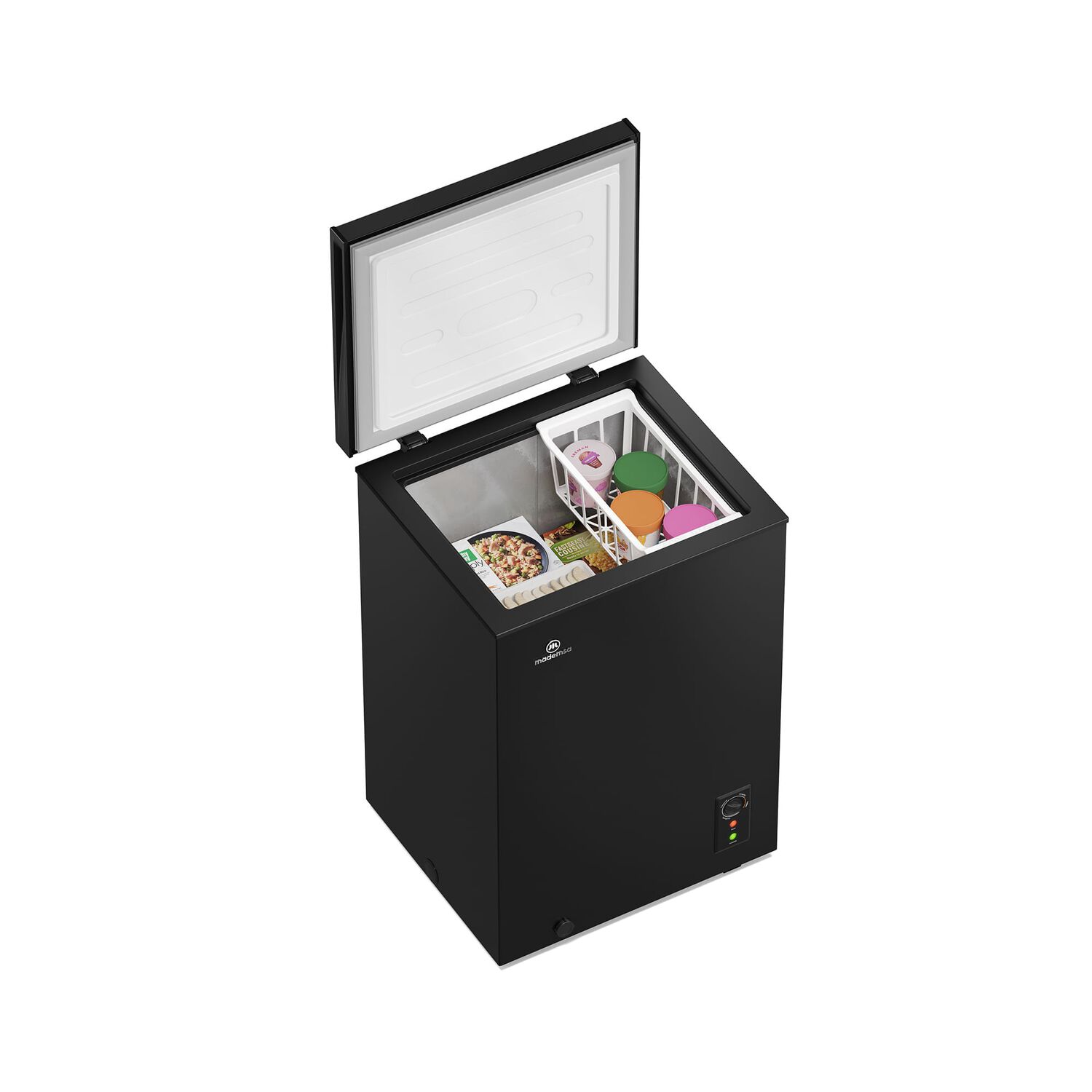 Congelador Freezer Horizontal Dual 97l Fr&iacute;o Directo H100b Negro image number 4.0