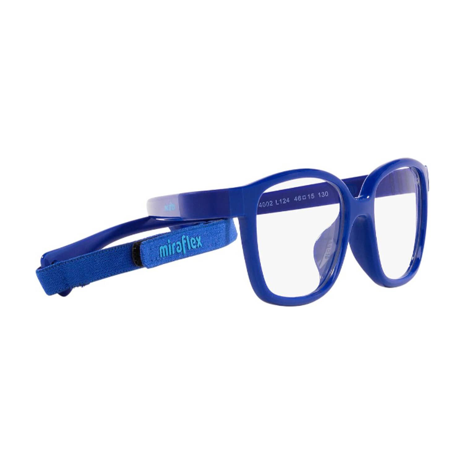 Lentes &Oacute;pticos Azul Con Correa Miraflex Para Ni&ntilde;os image number 10.0