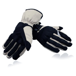 Guantes Para Moto T&eacute;rmicos Con Protecci&oacute;n Nudillos Beige - Ps