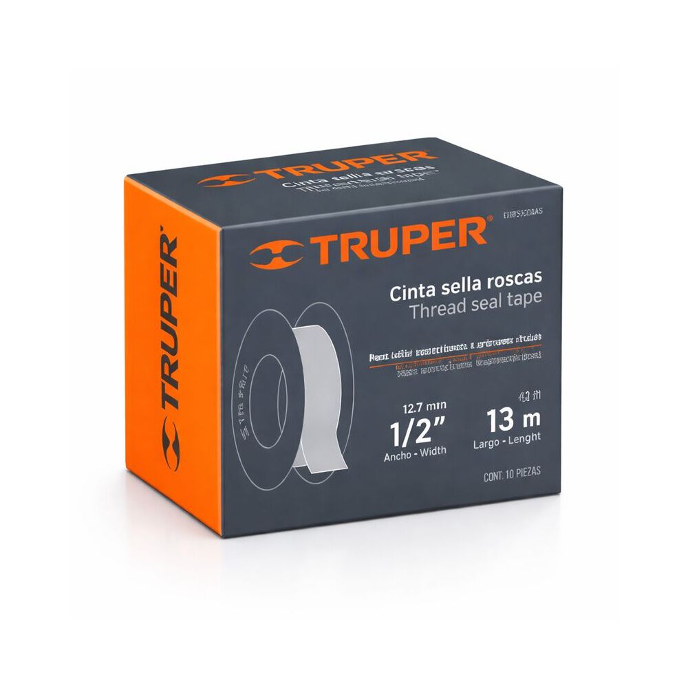 Cinta Teflon Truper Profesional 3/4 10 Unidades image number 2.0