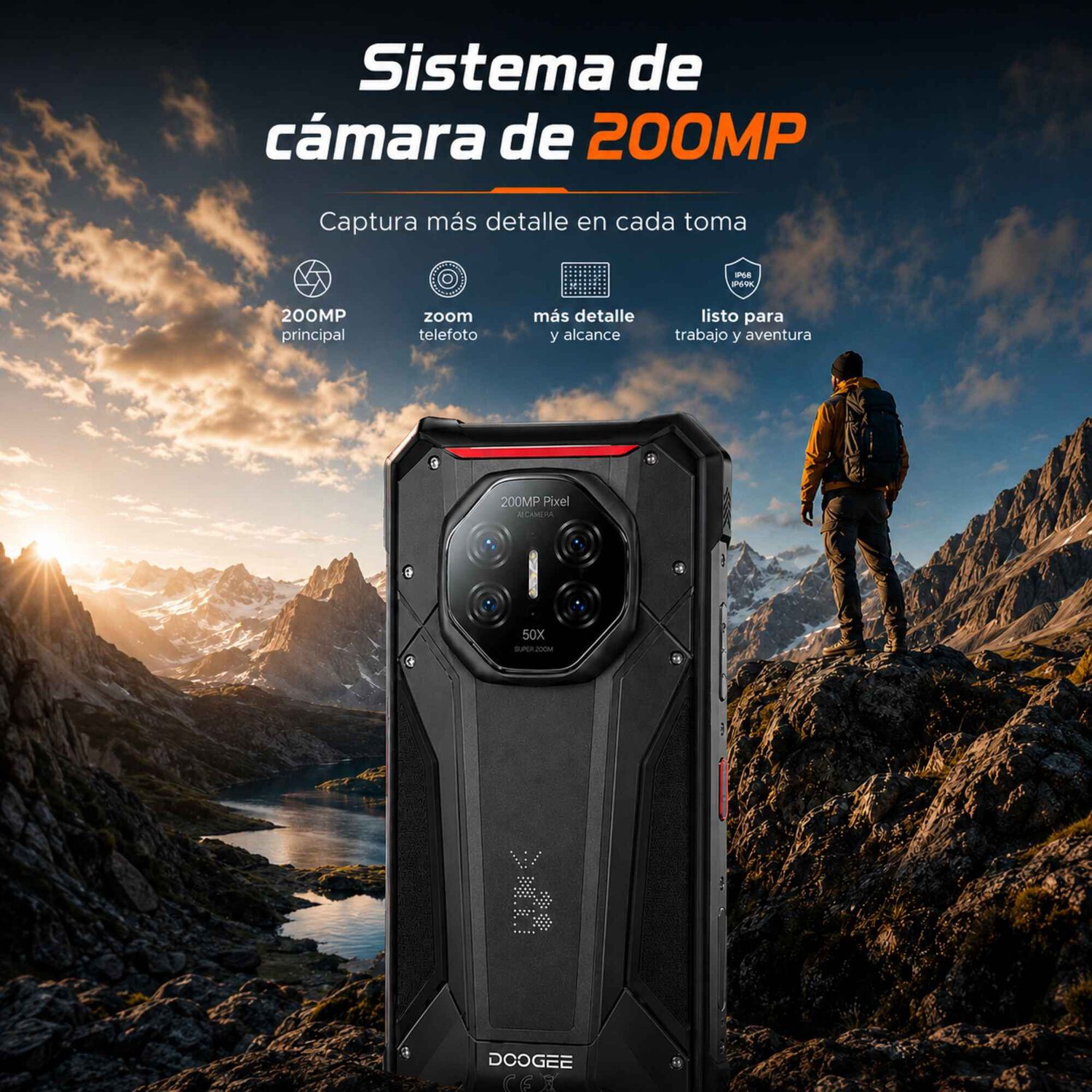 Doogee S300 Pro | Tel&eacute;fono Rugged 5g 11000mah Y C&aacute;mara 200mp image number 7.0