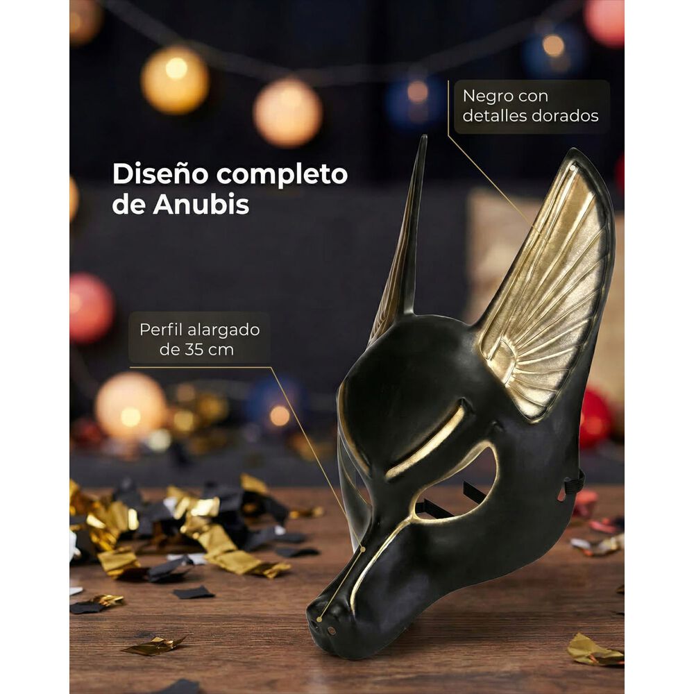 Accesorio Cosplay Mascara Anubis Egipto image number 2.0