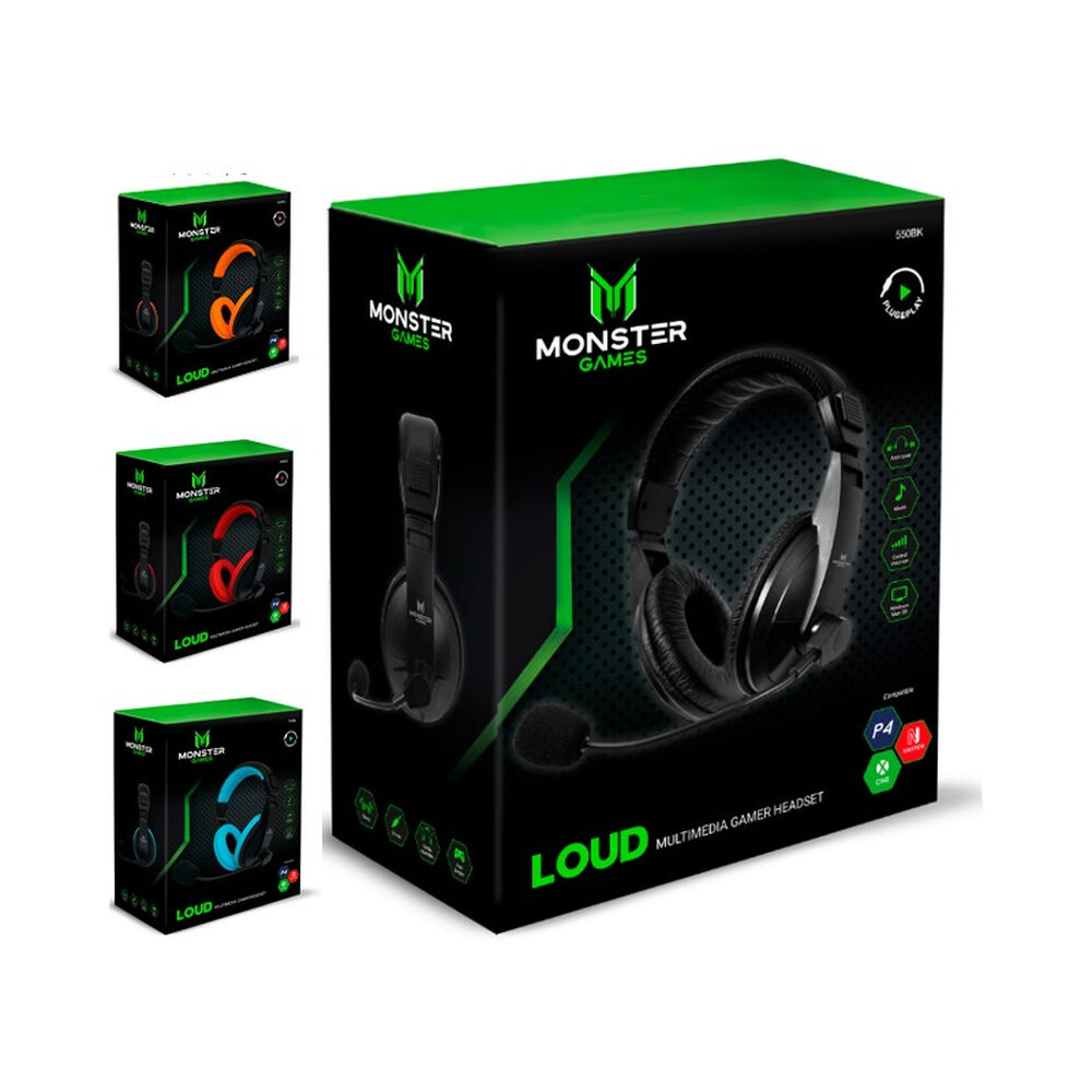 Audífonos Gamer Loud Over-ear image number 4.0