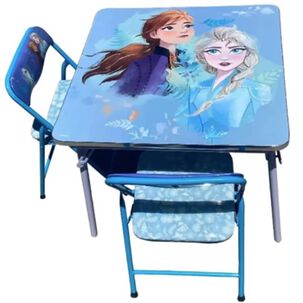 Mesa Infantil Didactica Plegable + 2 Sillas