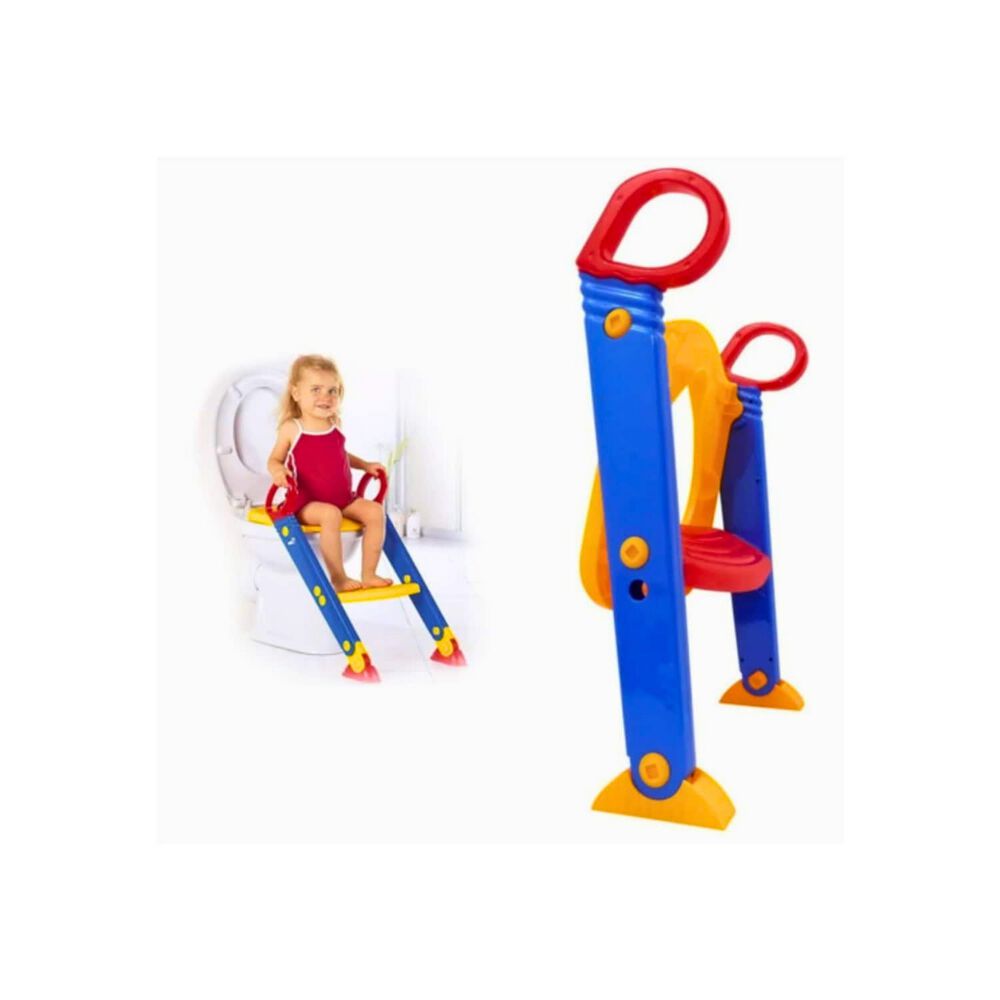 Asiento Entrenamiento Inodoro Baño Escalera Infantil image number 1.0