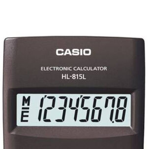 Calculadora De Bolsillo Casio HL-815L-BK Negro - Crazygames