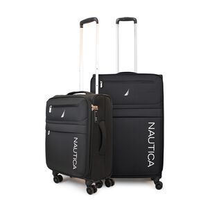 Pack 2 Maletas De Tela S+m Nautica Munich 10k Y 20k Negra