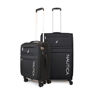 Pack 2 Maletas Blandas S+m Nautica Munich 10kg Y 20kg Negra