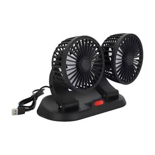 Ventilador Escritorio Usb Doble Cabezal