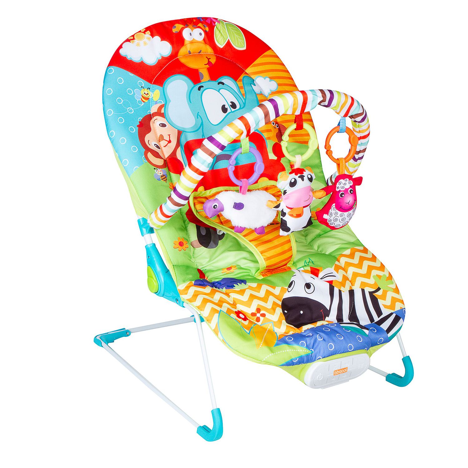Silla Nido Bouncer Elephant Green image number 0.0
