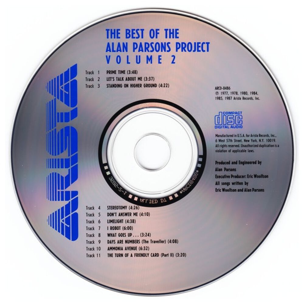 Alan Parsons Project - The Best Of - Volume 2 | Cd Usado image number 2.0