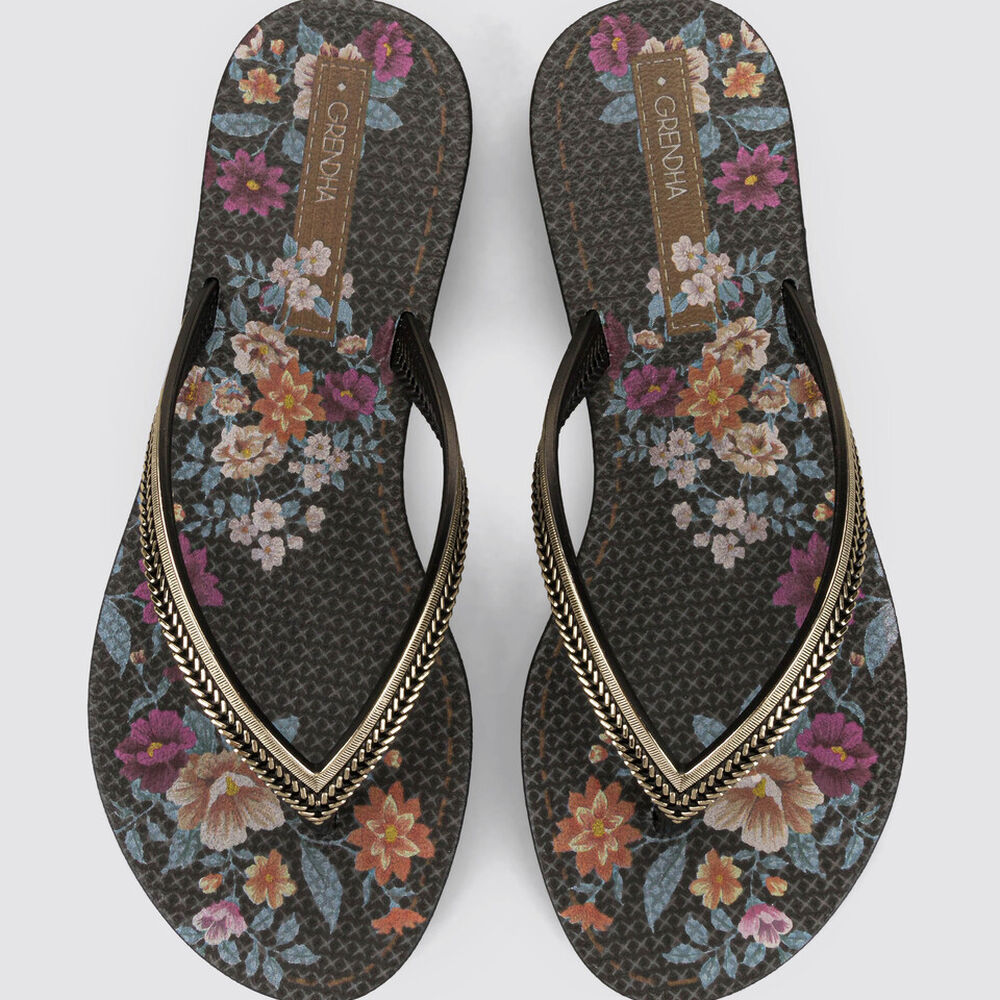 Sandalia Mujer Negro/azul Acai Energy Grendha image number 0.0