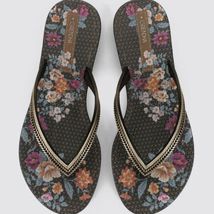 Sandalia Mujer Negro/azul Acai Energy Grendha