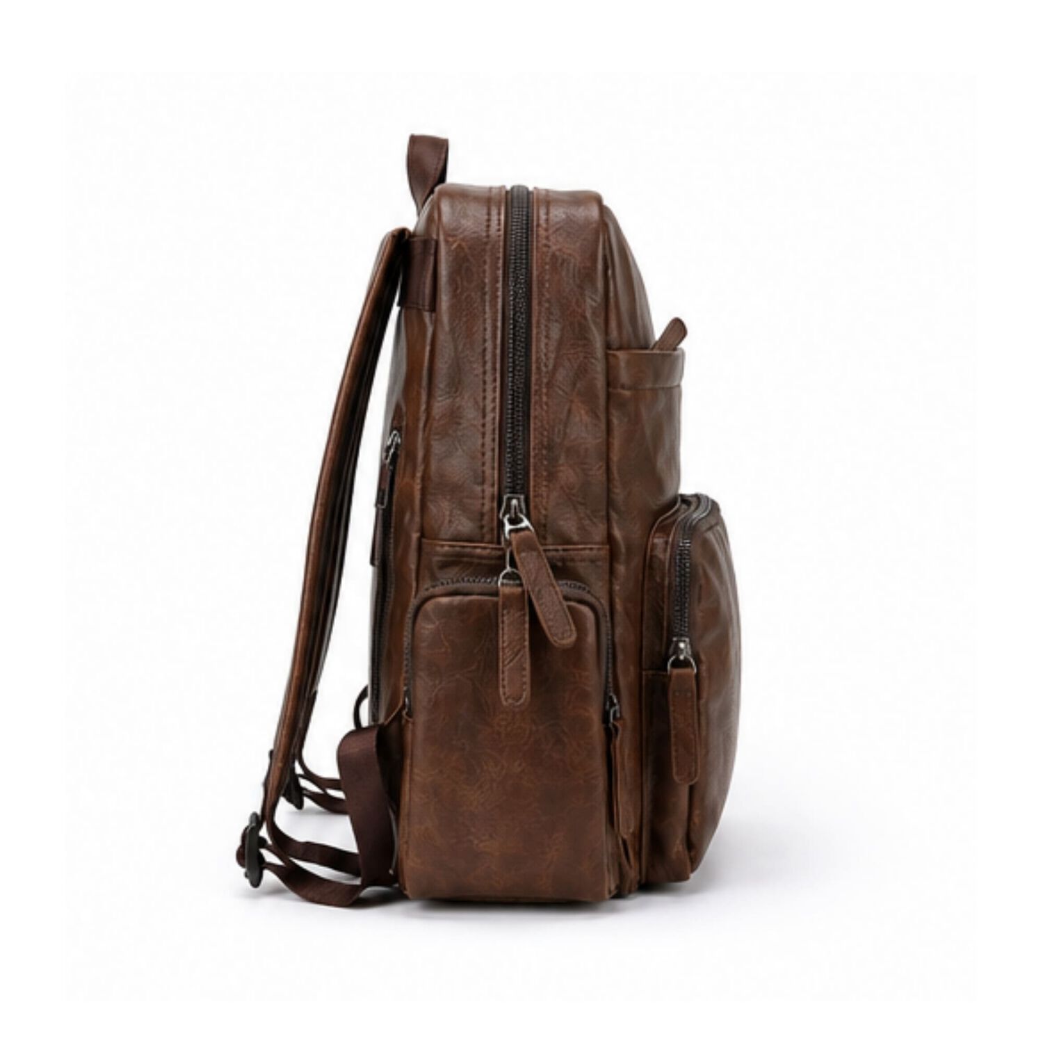 Bolso Mochila Ecocuero Unisex Berlin image number 2.0