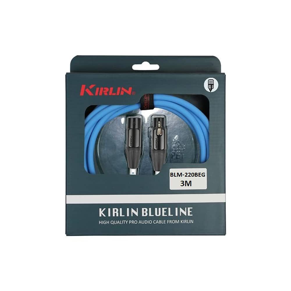 Cable Micr&oacute;fono Kirlin Blue-line Xlr 3m Blm-220-beg image number 3.0