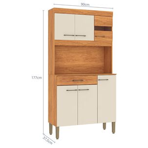 Mueble De Cocina Vekkahome Carla / 6 Puertas / 1 Caj&oacute;n
