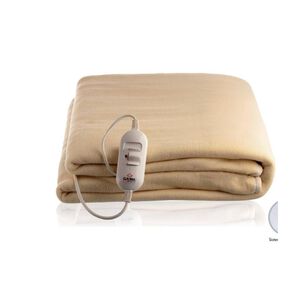 Calienta Cama 1 Plaza 150x80cm Poliester Beige Gama