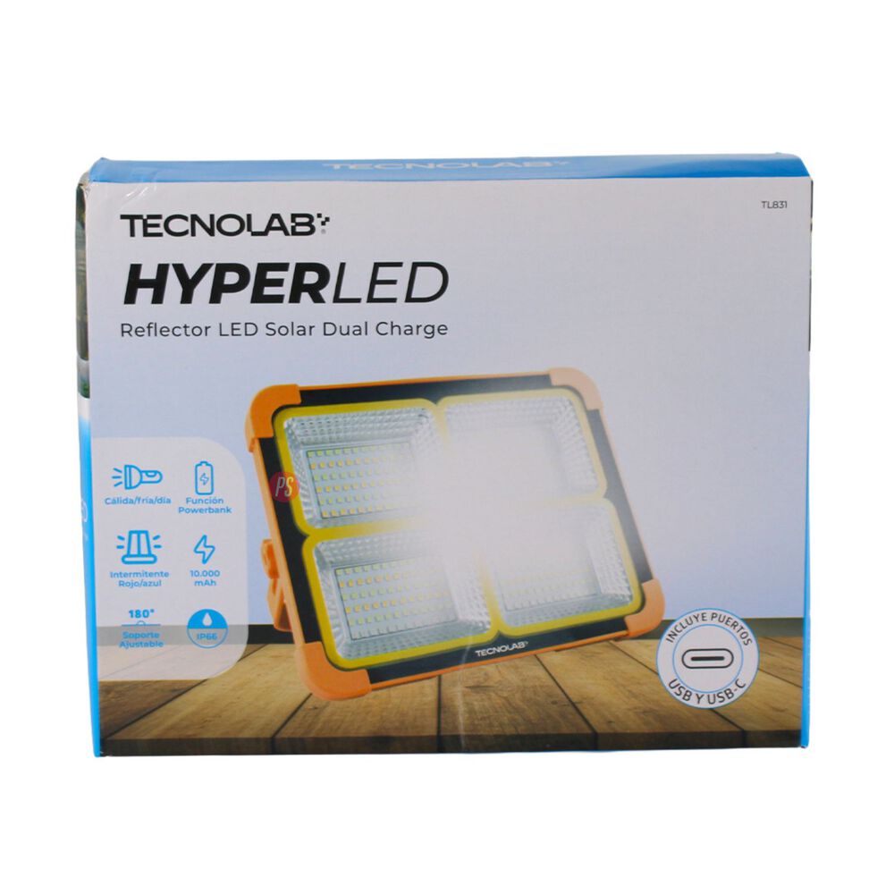 Reflector Led Solar Multifunci&oacute;n Powerbank Usb-c Ip66 - Ps image number 4.0
