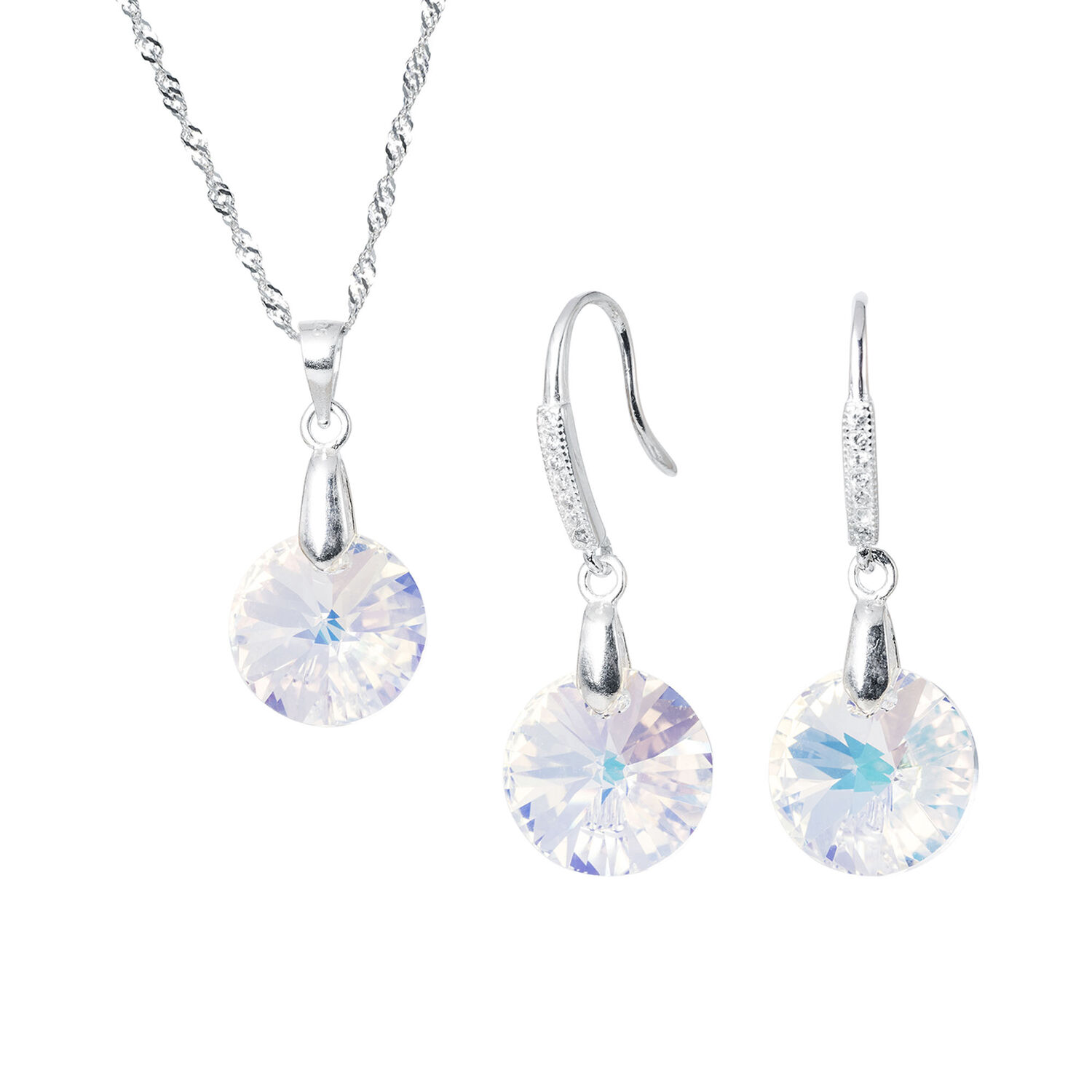 Conjunto Madrid Cristales Genuinos Aurora Boreal image number 0.0