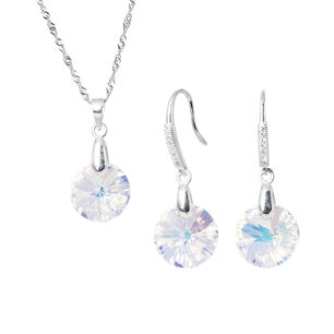 Conjunto Madrid Cristales Genuinos Aurora Boreal