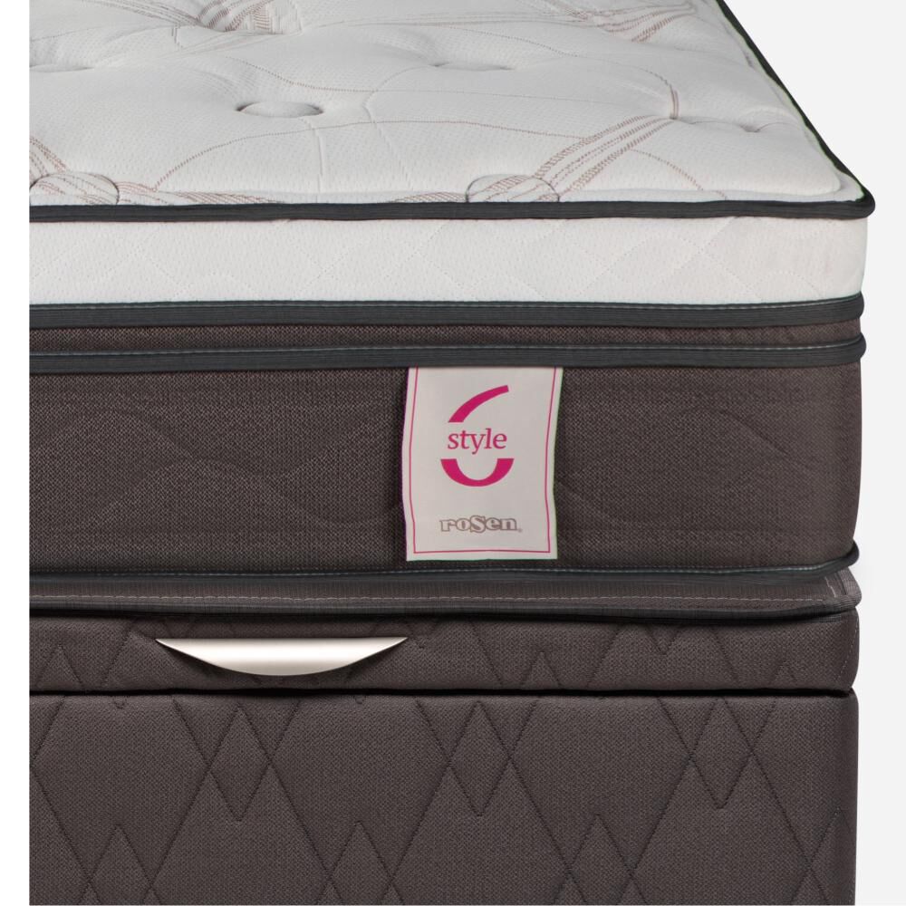 Cama Ba&uacute;l Rosen New Style 6 / 1 Plaza / Base Normal + Respaldo image number 4.0