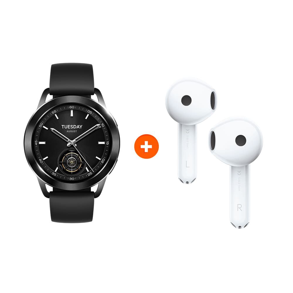 Smartwatch Xiaomi Watch S3 / 1.43" + Audifonos Bluetooth Oppo Enco Air2 image number 0.0
