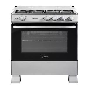 Cocina A Gas Midea 4 Quemadores Mfo-mg24tcssl Silver
