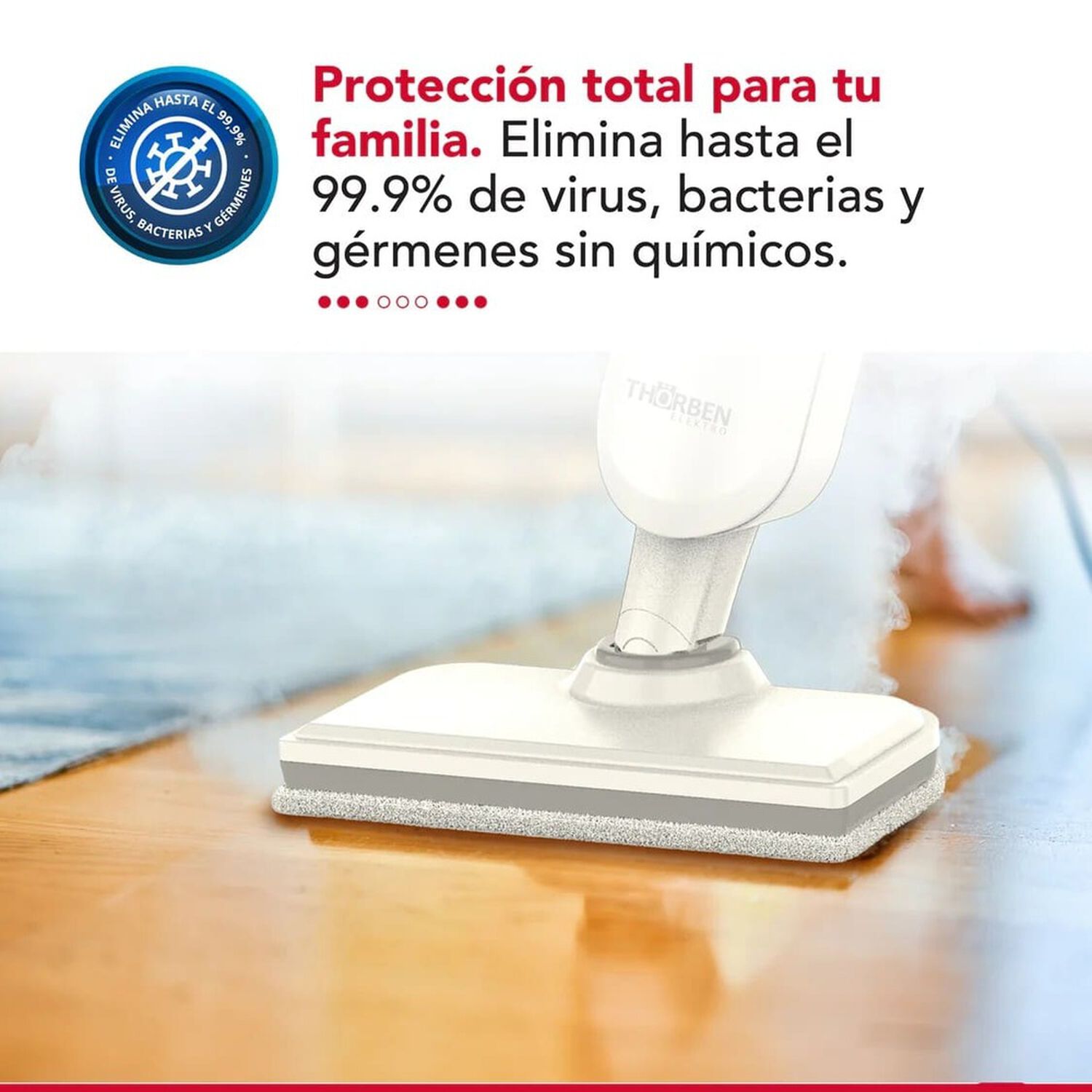 Limpiador Y Desinfectante A Vapor Thor Eco Steam image number 7.0