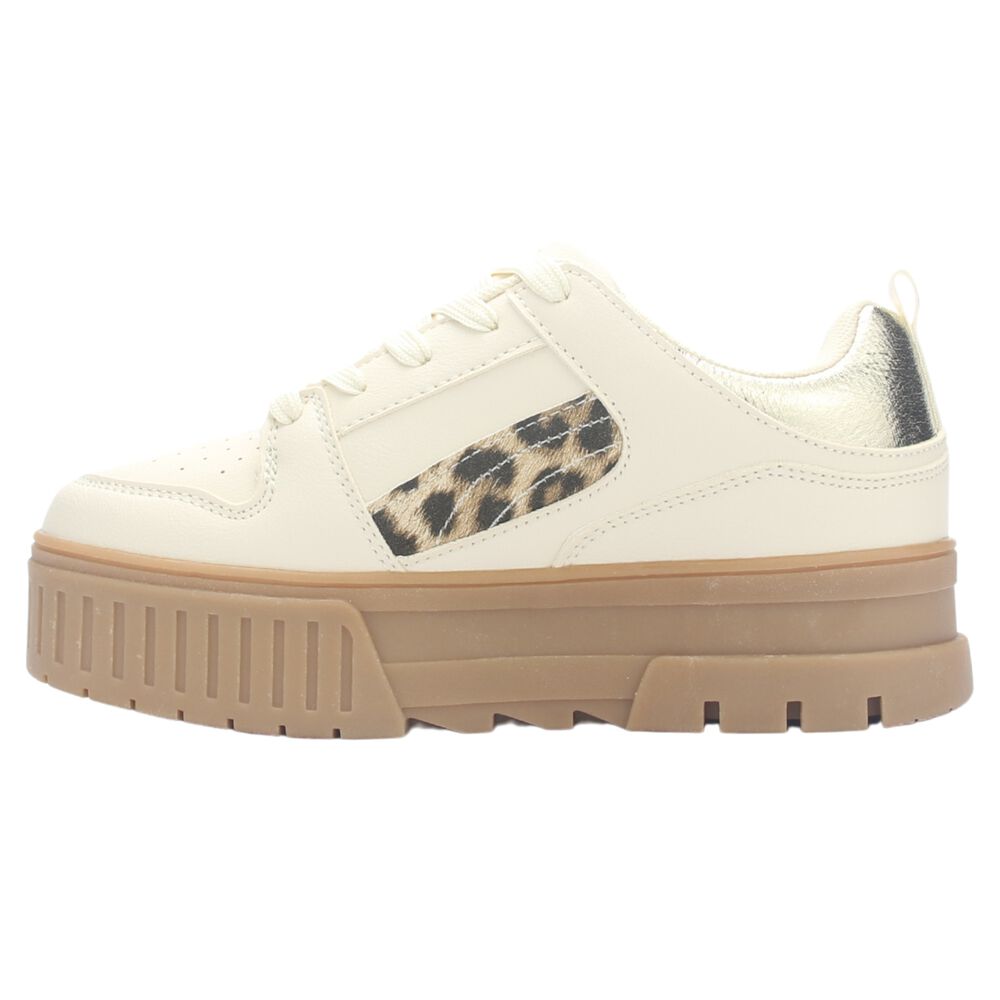 Zapatilla Mujer Chalada Troya-5 Beige Urbano image number 1.0