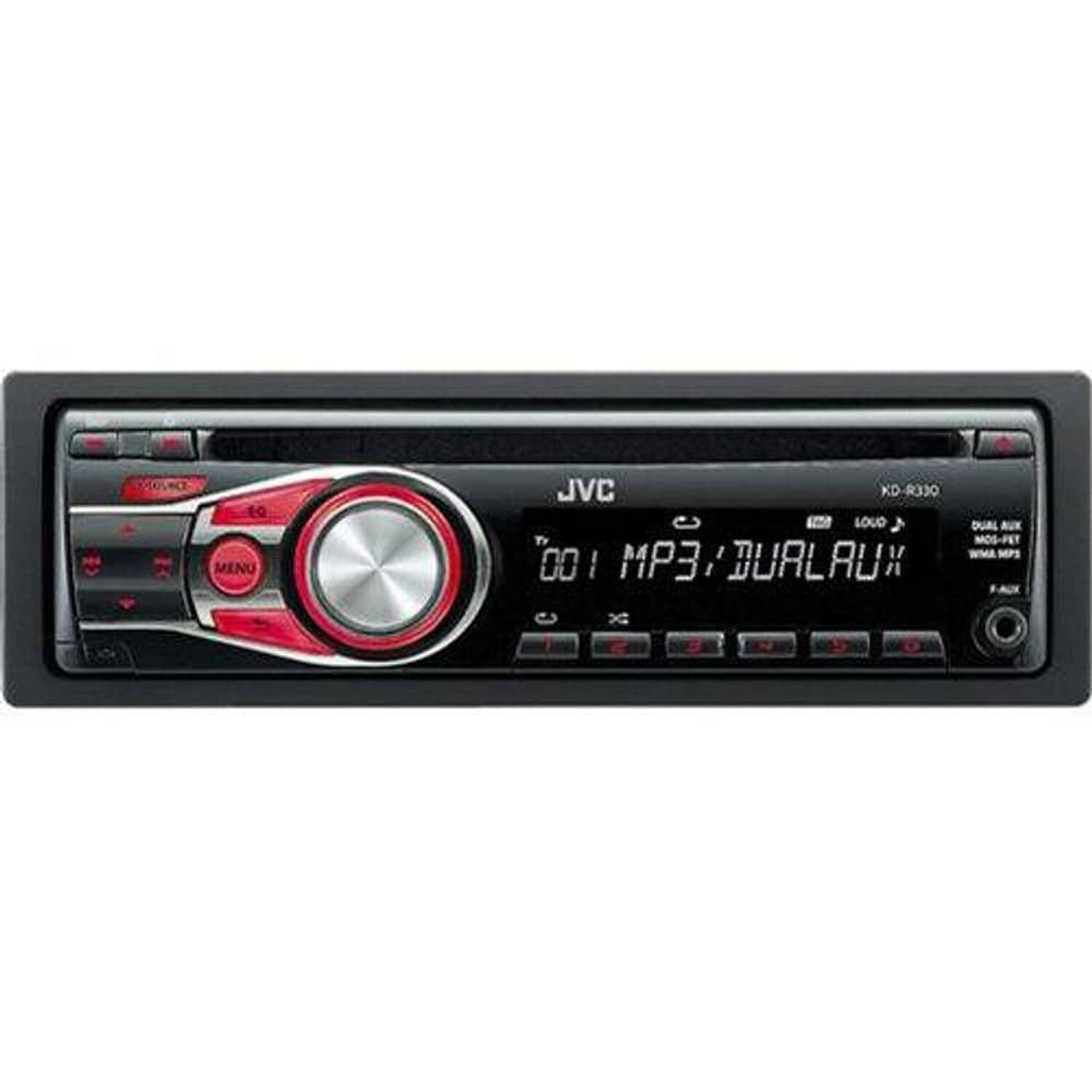 Radio De Auto Mp3 Jvc Am/fm 1 Din image number 0.0