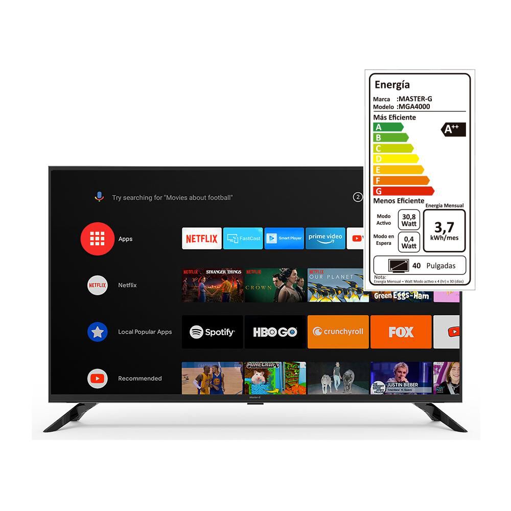 Led 40" Master G MGA4000 / Full HD / Smart TV image number 4.0