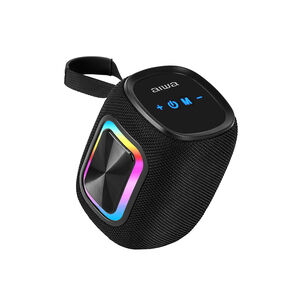 Parlante Bluetooth Inal&aacute;mbrico Aiwa 12w Radio Fm Luz Rgb Aw-kb61
