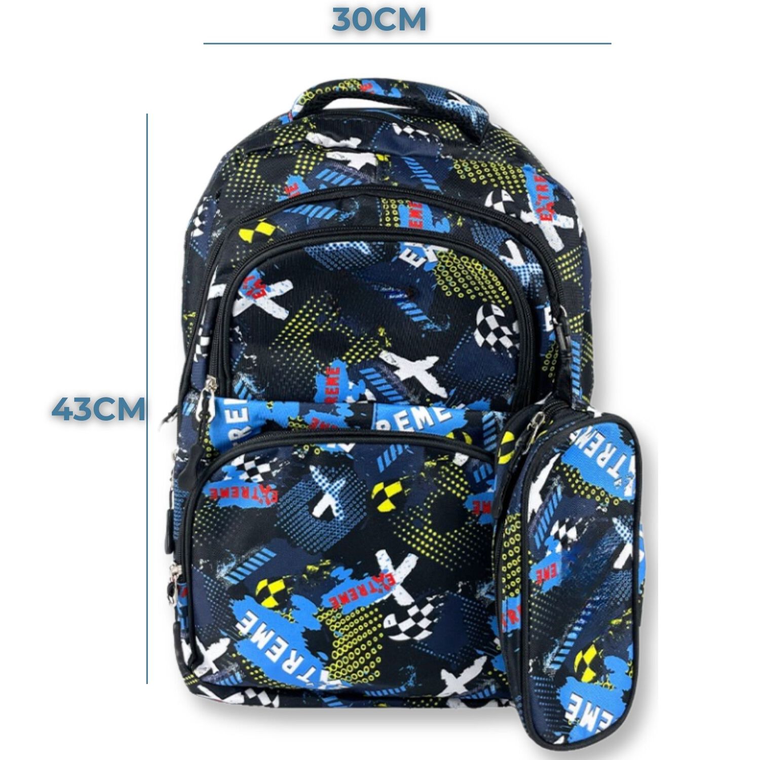Pack Mochila Lonchera Estuche 45cm Juvenil Y Escolar Cross image number 1.0