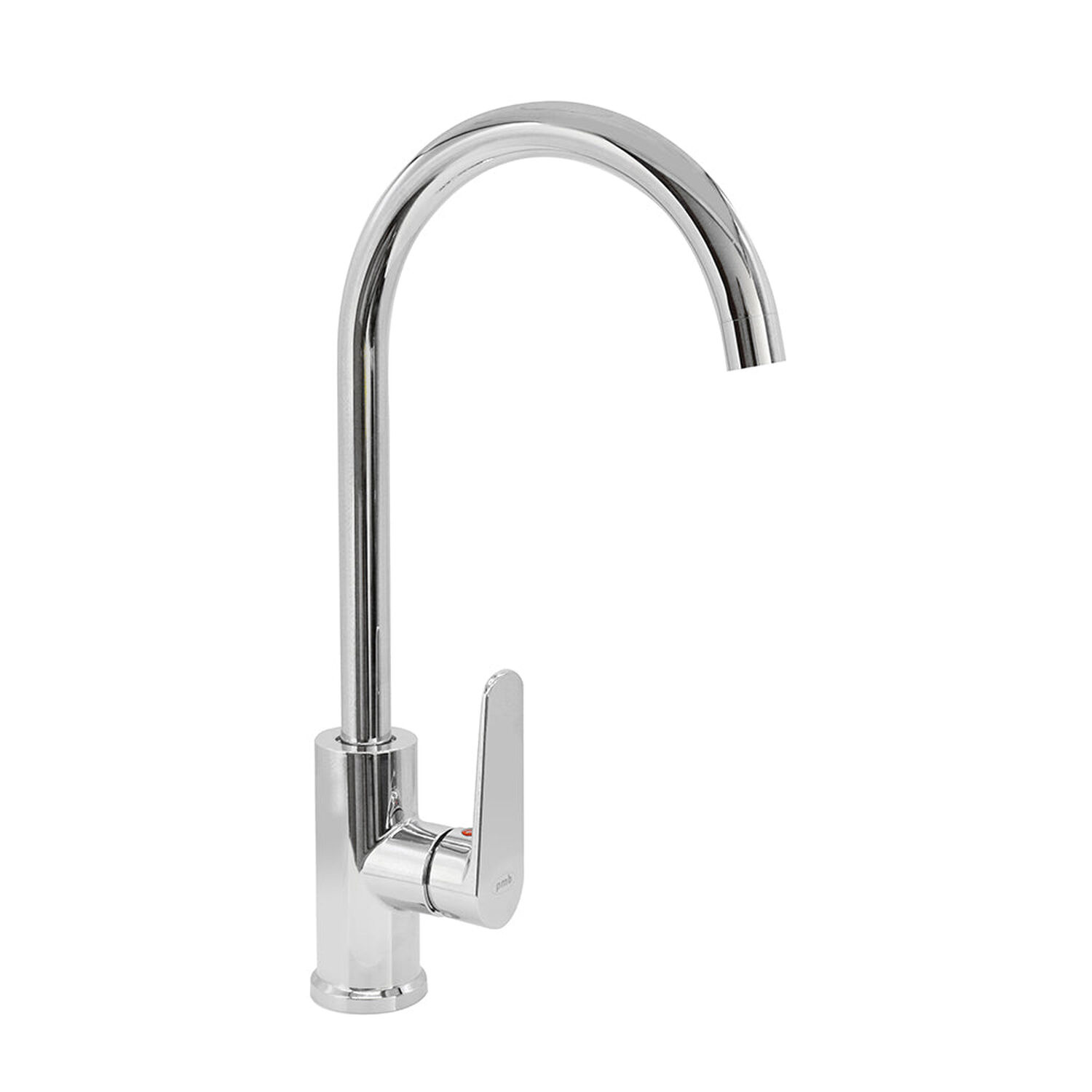 Monomando Llave Grifo Lavaplatos Cuello Alto Curvo Modelo Illinois Marca Pmb Cromo image number 1.0