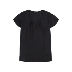 Blusa Manga Corta Cuello Redondo Mujer Lesage
