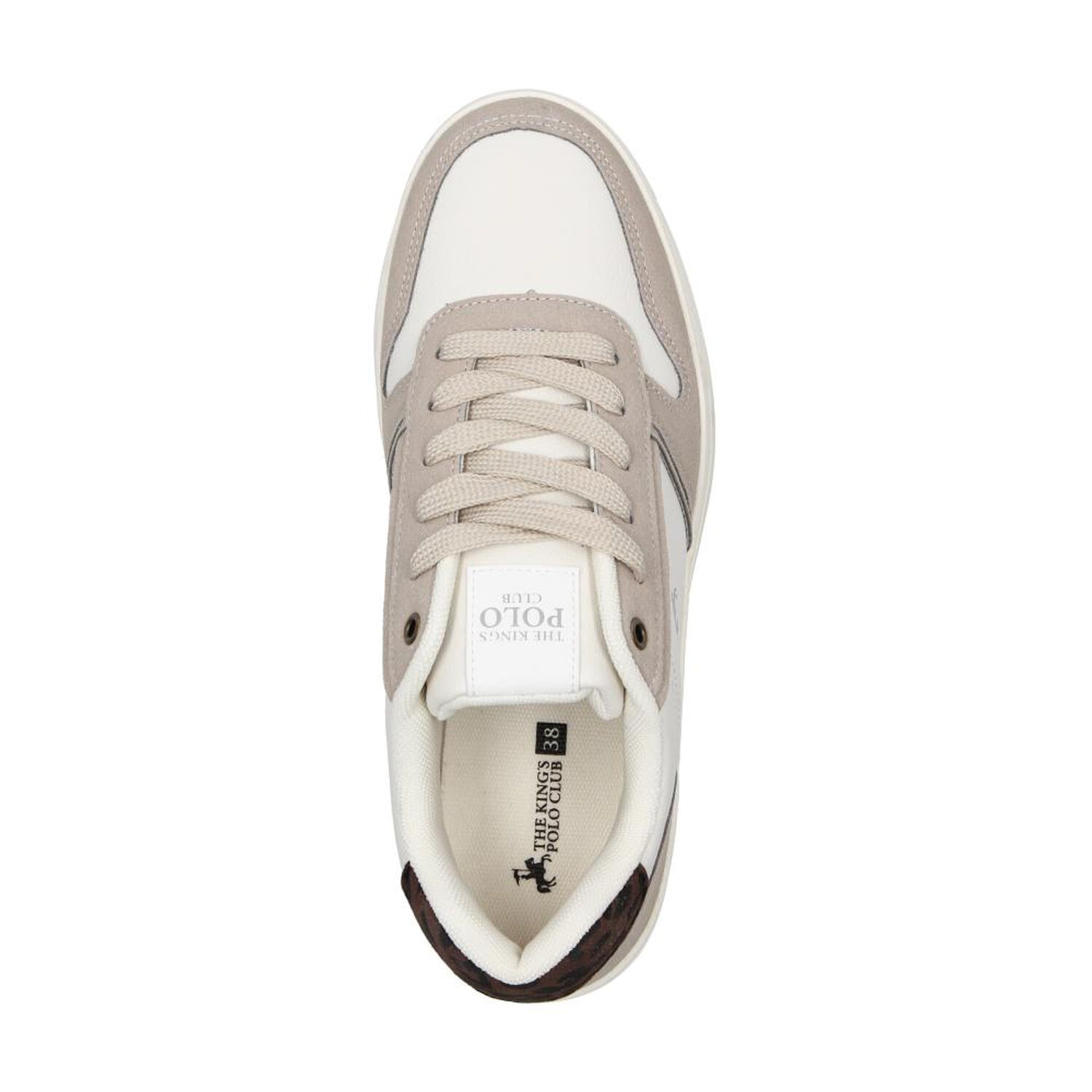 Zapatilla Urbana Mujer The King's Polo Club Beige image number 4.0