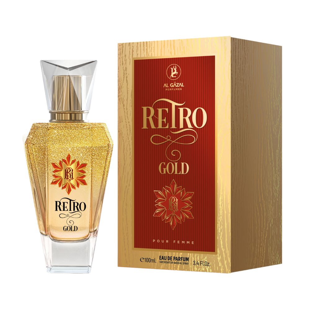 Al Gazal Retro Gold Edp Pour Femme 100 Ml image number 0.0