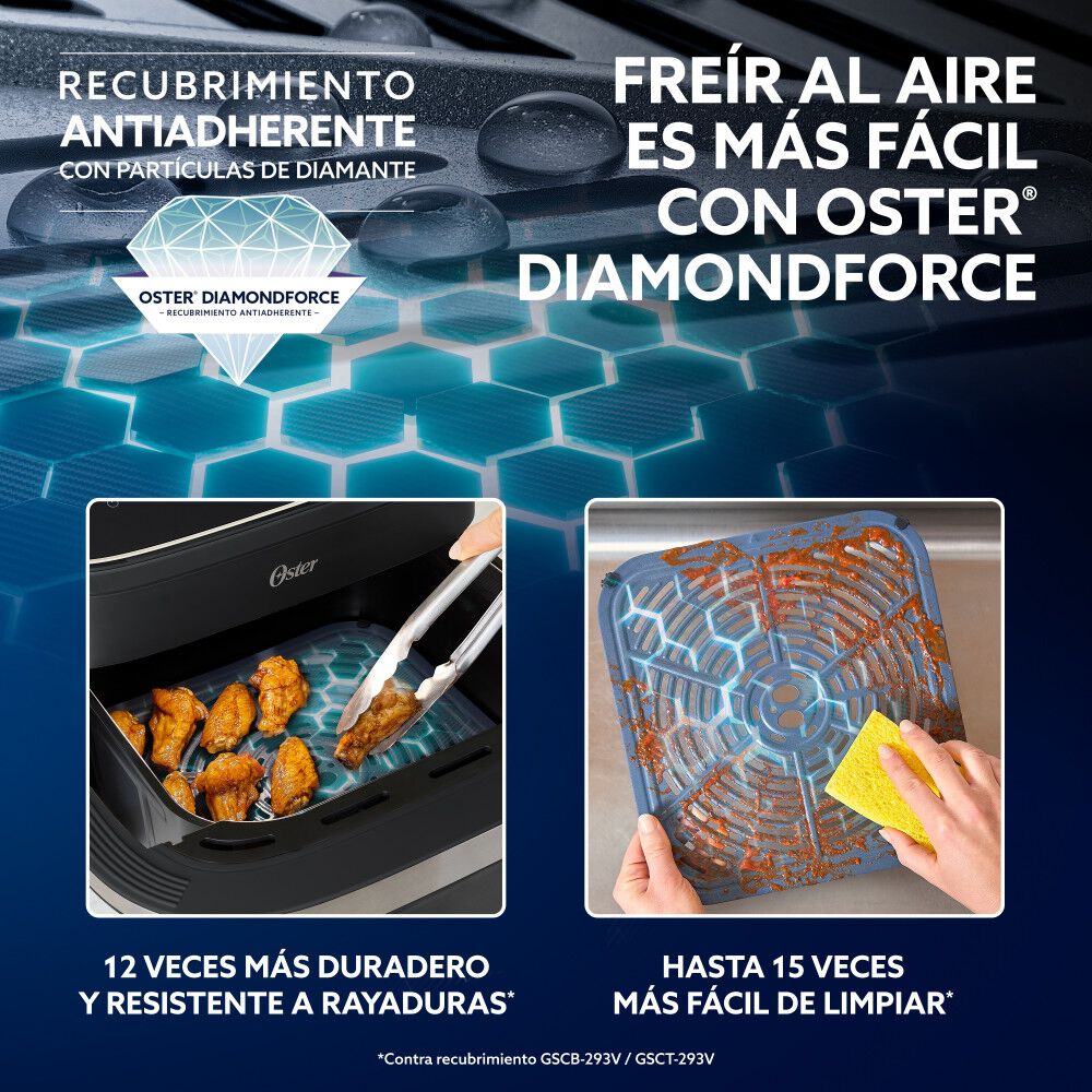 Freidora De Aire Oster Ultracrisp Xl / De 10 Litros, foto 5