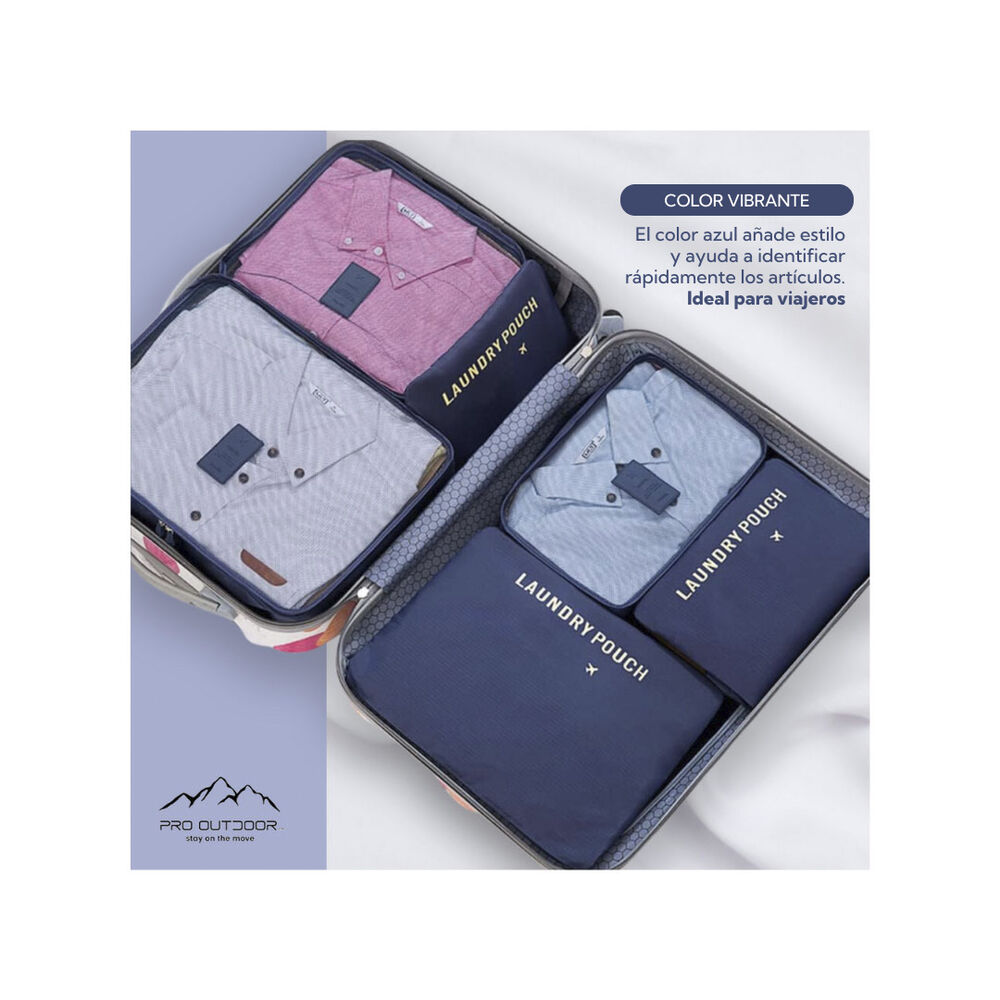 6 Organizadores Para Viaje Pro Outdoor image number 8.0