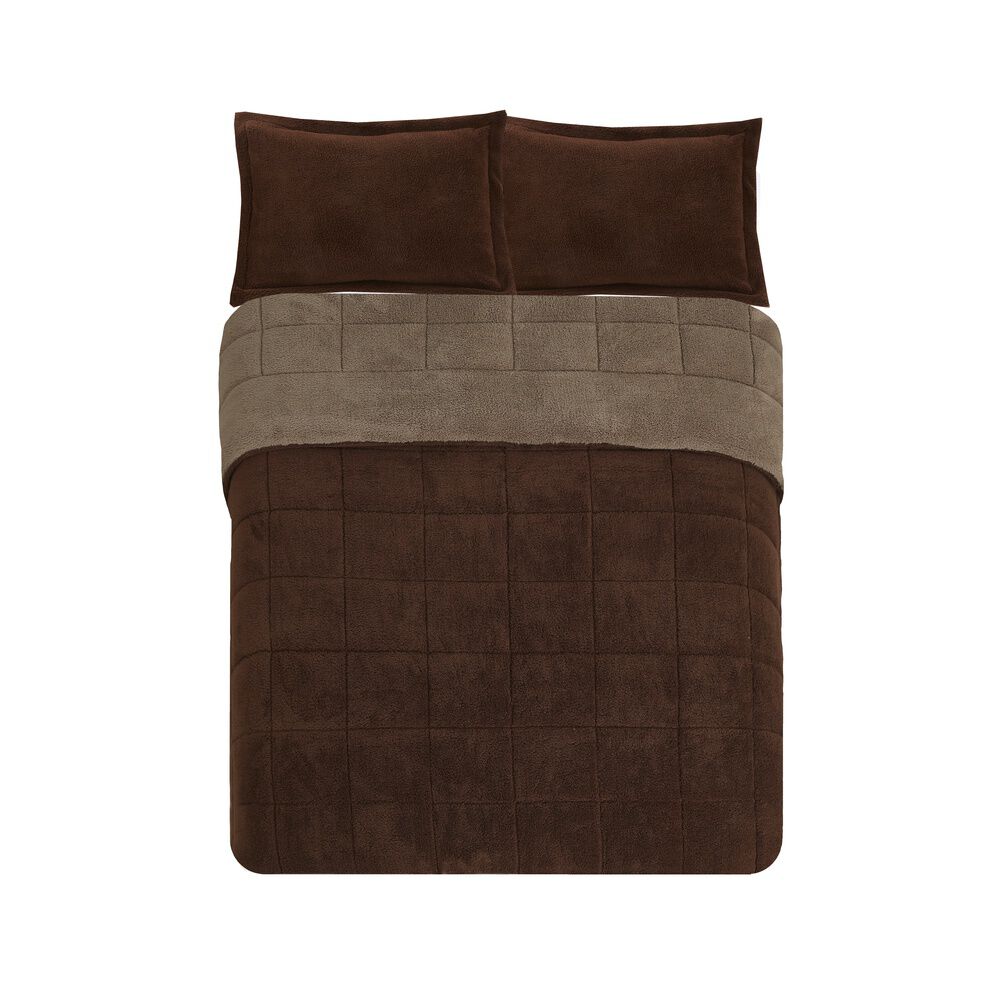 Plumon Andes Sherpa Bicolor Cafe 2 Pl image number 2.0