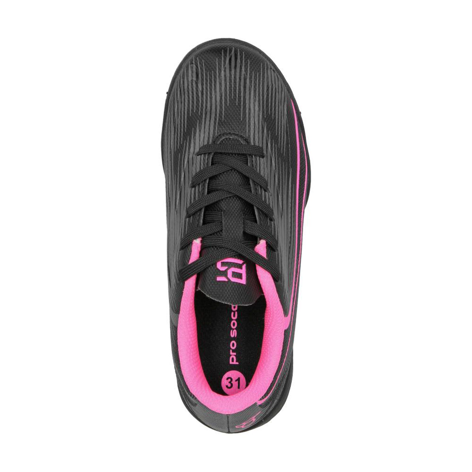 Zapatilla F&uacute;tbol Ni&ntilde;a Pro Soccer Black image number 4.0